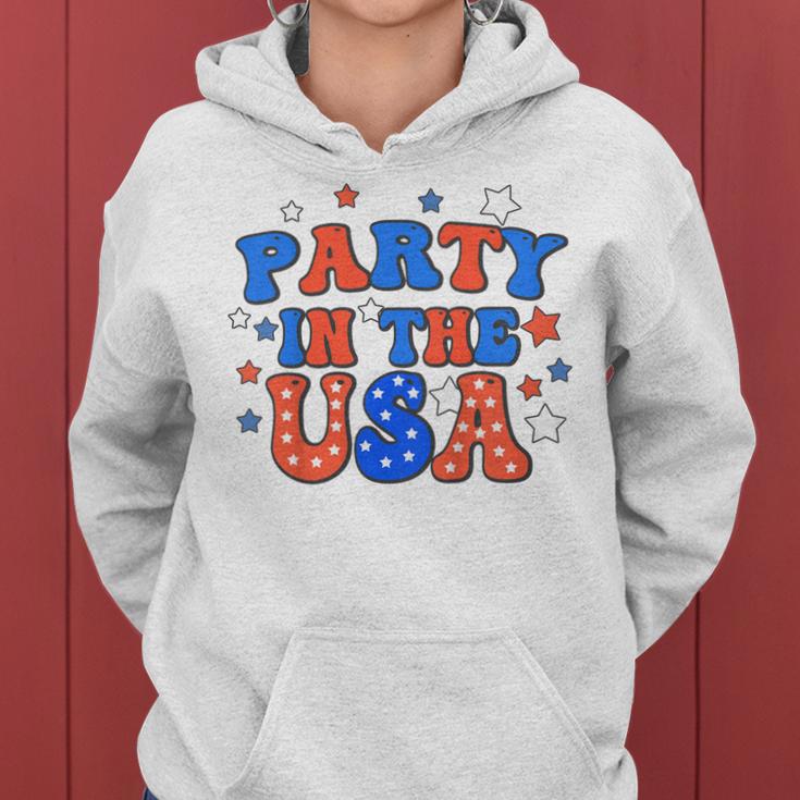 Party In The Usa 4Th Of July Independence Day Women Hoodie