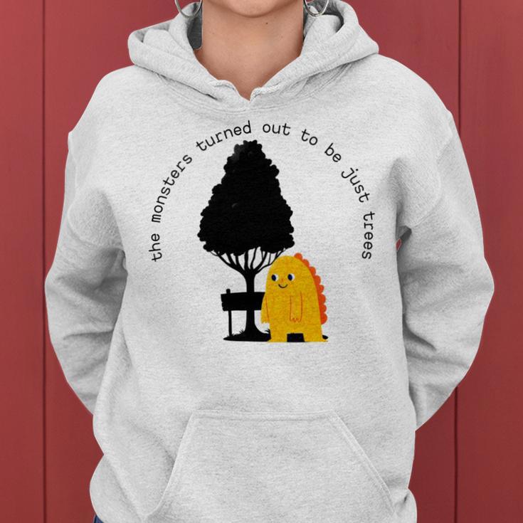 The Monsters Turned Out To Be Just Trees Cute Monster Women Hoodie