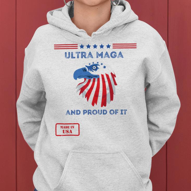 Ultra Maga And Proud Of It V12 Women Hoodie