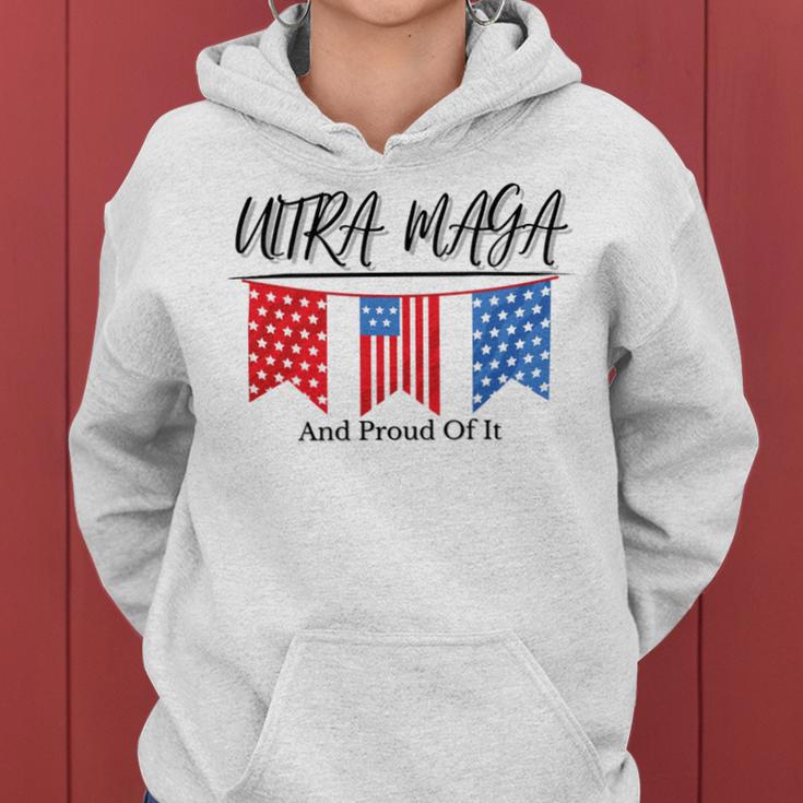 Ultra Maga And Proud Of It V15 Women Hoodie