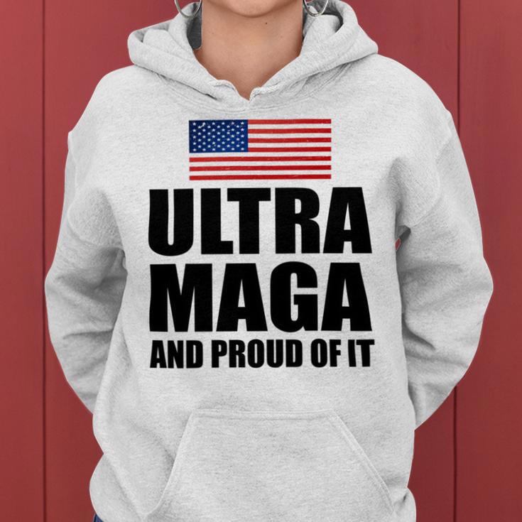 Ultra Maga And Proud Of It V8 Women Hoodie