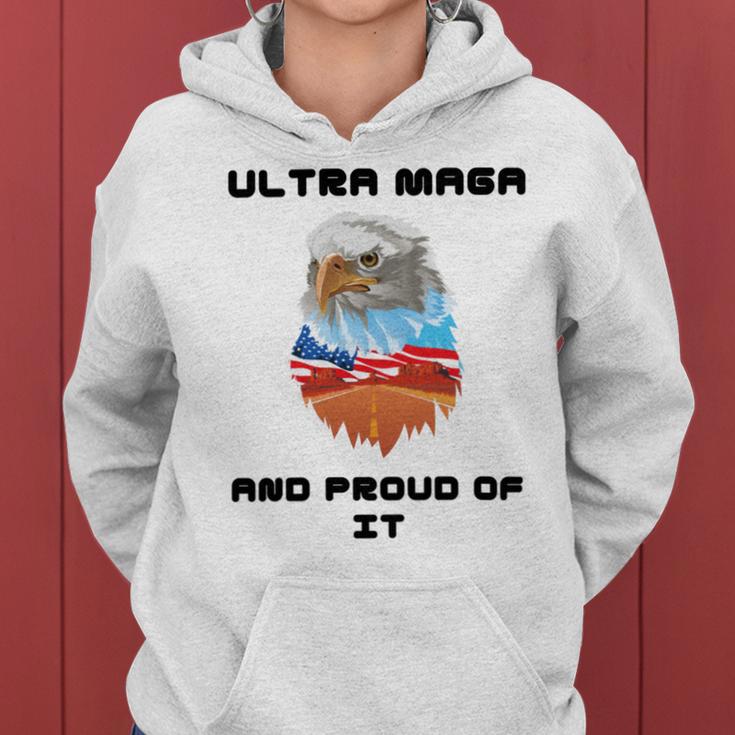 Ultra Mega And Proud Of It Pro Trump Patriotic Republican Women Hoodie