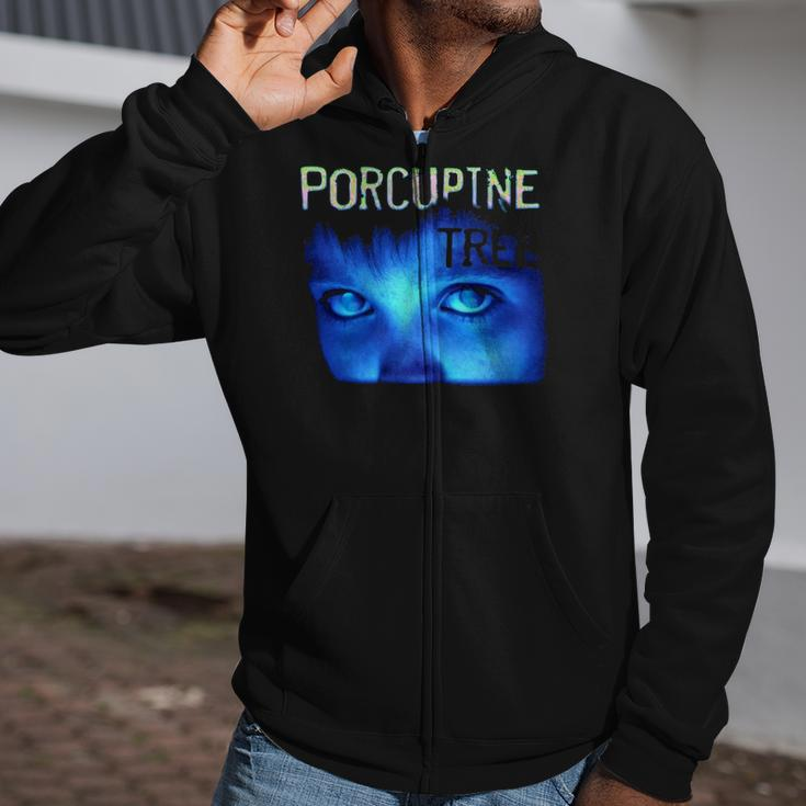 A Blank Planet Porcupines Tree Music Lover Zip Up Hoodie