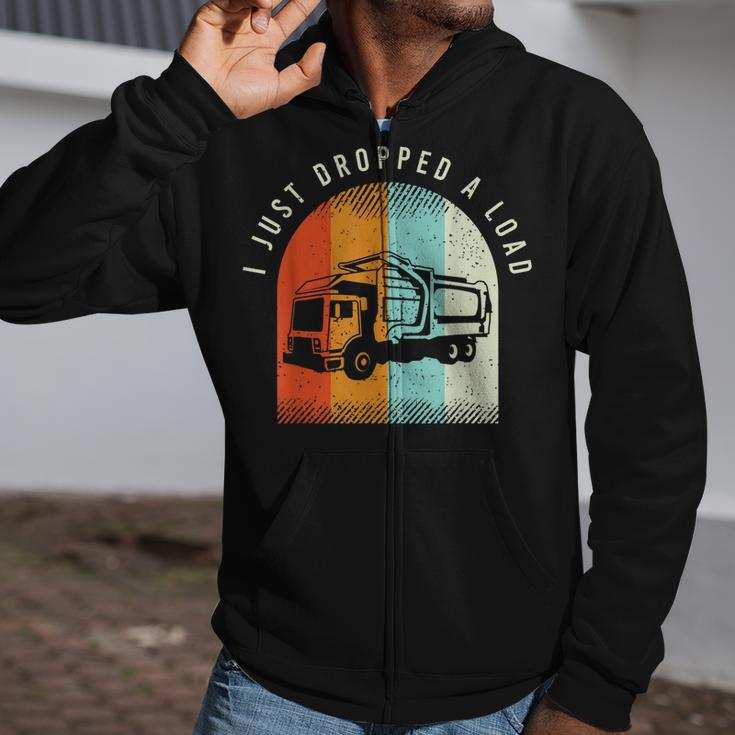 Mens Recycling Truck Driver Saying For A Driver Of Garbage Truck V3 Zip Up Hoodie