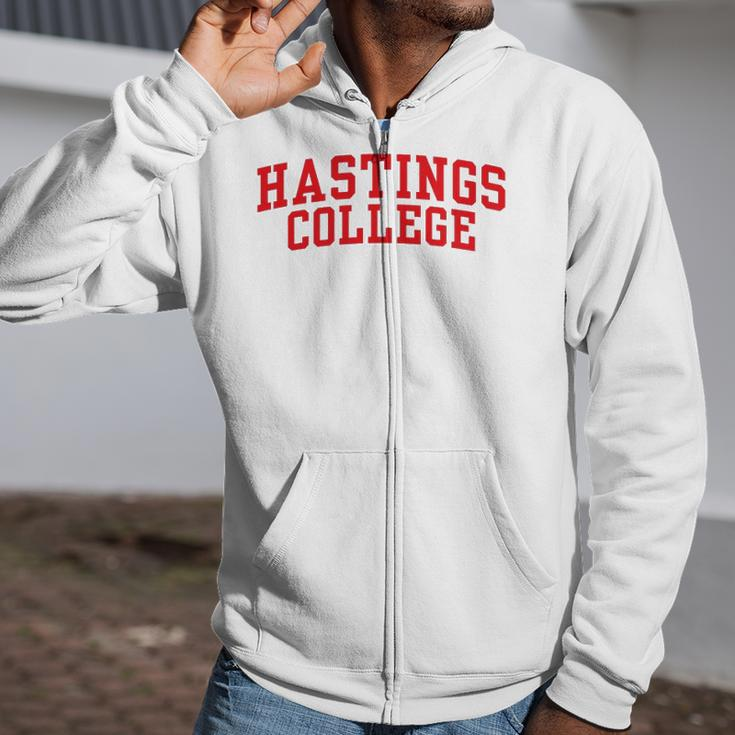 Hastings College Student Teacher Zip Up Hoodie