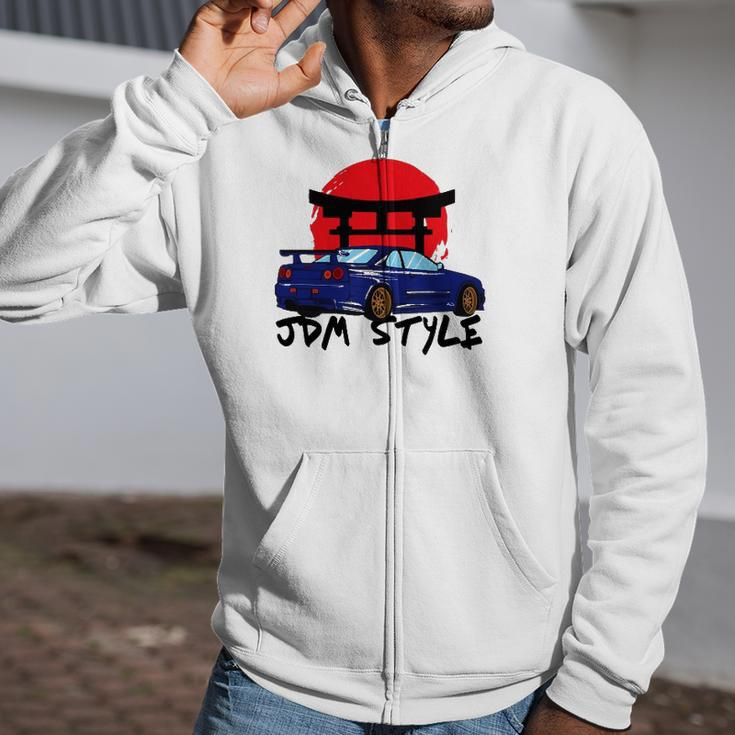 Jdm Style Jdm Cars Zip Up Hoodie