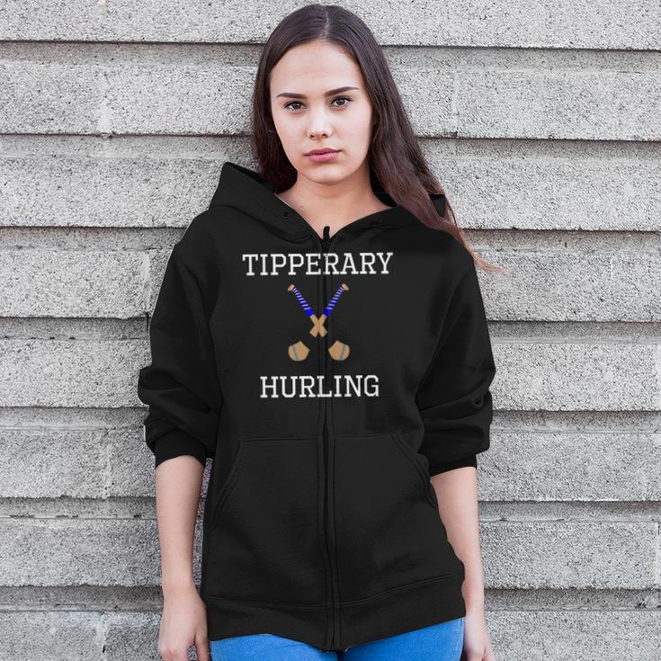 Tipperary Hurling Irish County Ireland Hurling Zip Up Hoodie