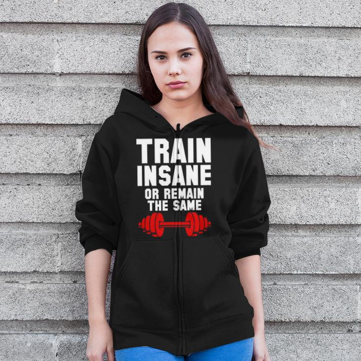 Workout Quote Lifting Training Cool Fitness Lover Gift Zip Up Hoodie