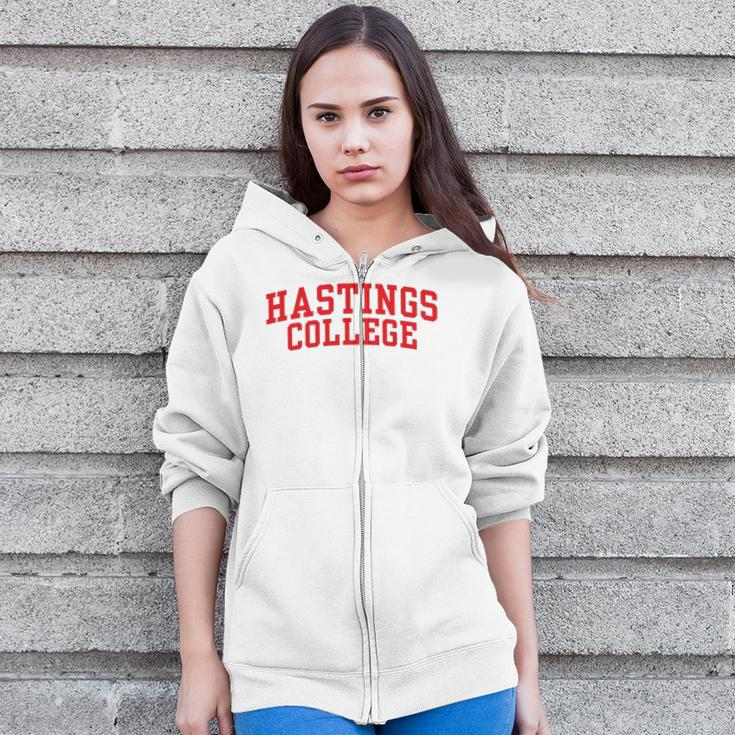 Hastings College Student Teacher Zip Up Hoodie