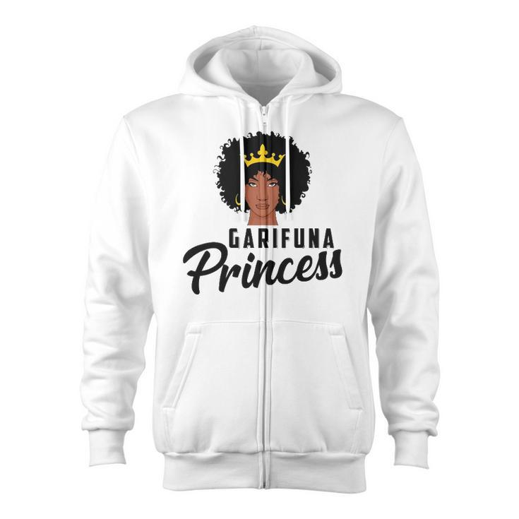 Afro Caribbean Pride Garifuna Princess Zip Up Hoodie