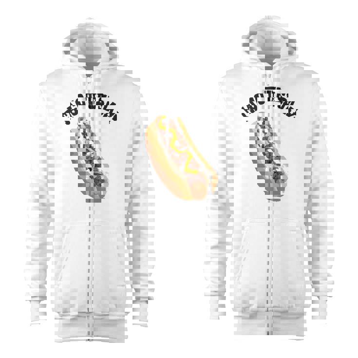 Funny Hilarious Fun Taco Tuesday Hotdog Hot Dog Zip Up Hoodie