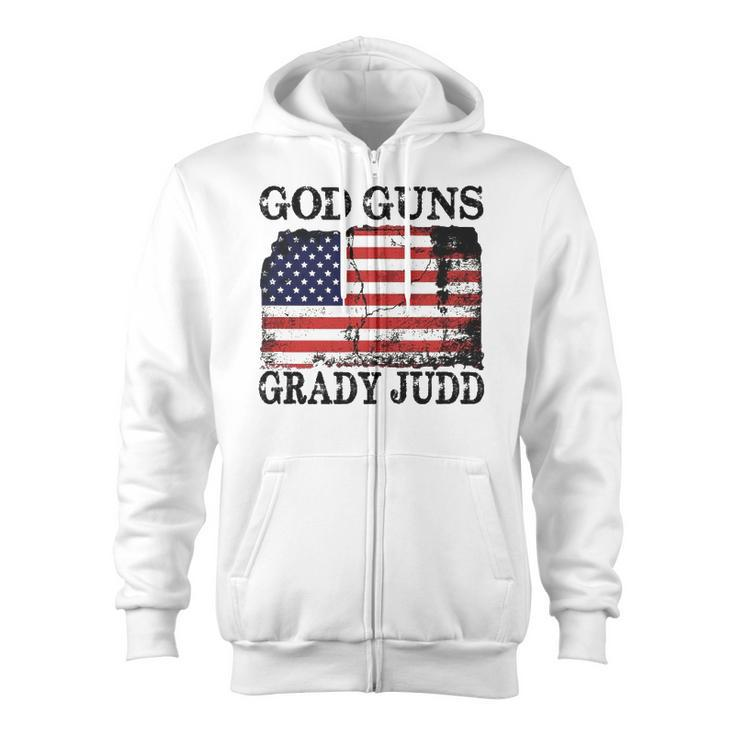God Guns Grady Judd American Flag Zip Up Hoodie