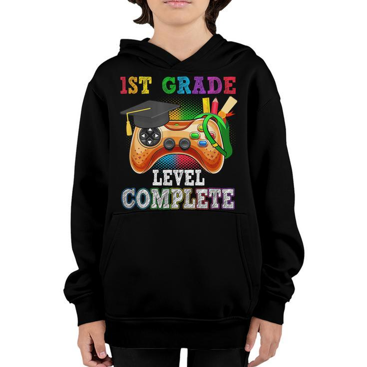 1St Grade Level Complete Last Day Of School Graduation  Youth Hoodie