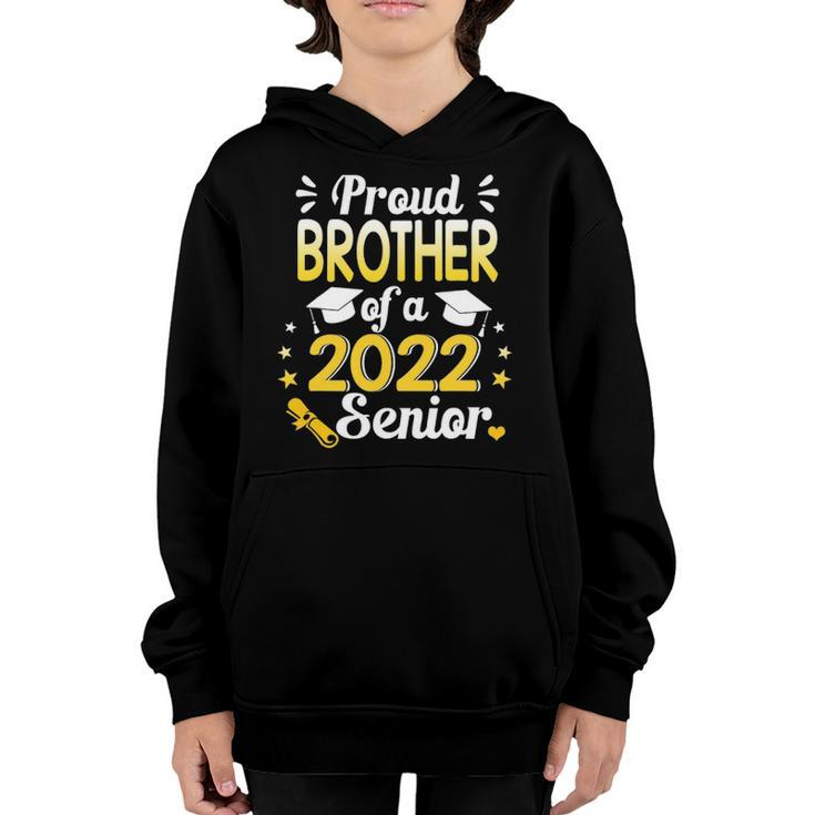 Class Of 22 Proud Brother Of A 2022 Senior School Graduation Youth Hoodie