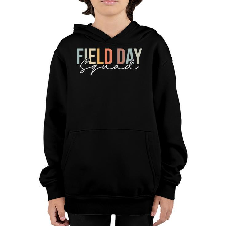 Field Day Squad Teacher Student Cool Last Day Of School Youth Hoodie