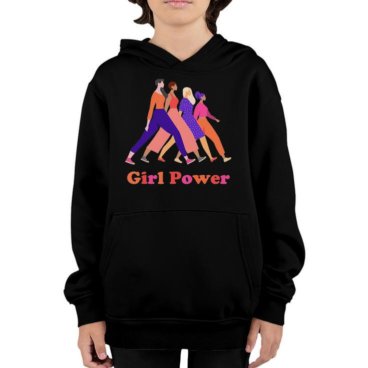 Girl Power Grl Pwr Feminist Youth Hoodie