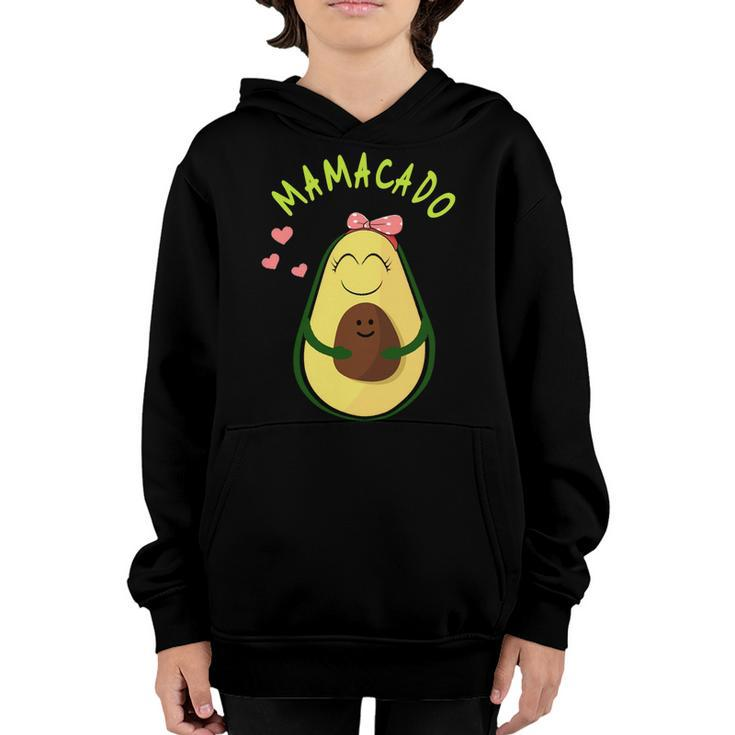 Mamacado Cute Avocado Pregnant Mom 502 Shirt Youth Hoodie