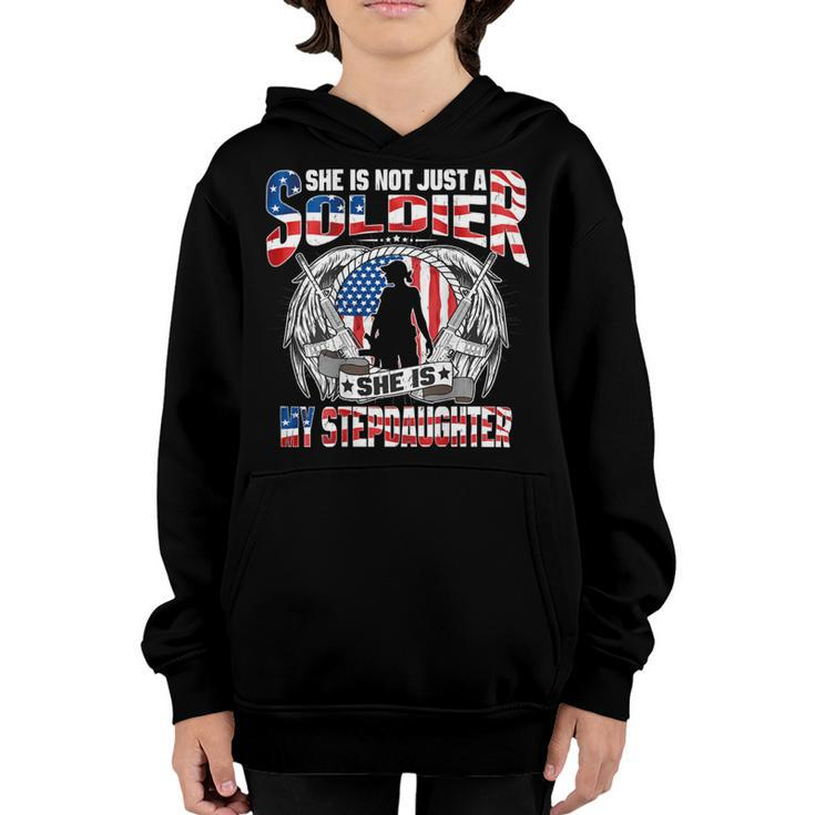 My Stepdaughter Is A Soldier Hero 683 Shirt Youth Hoodie
