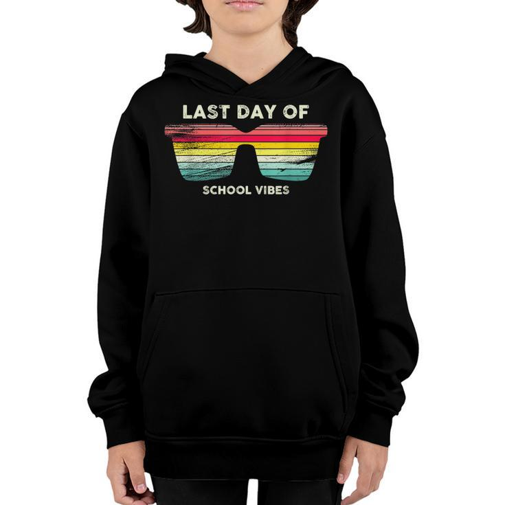 Retro Last Day Of School Vibes Graduation | Out For Summer  Youth Hoodie