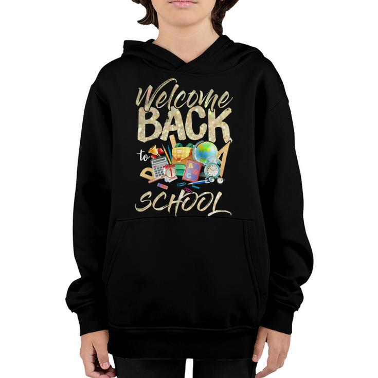 Welcome Back To School Funny Teachers 489 Shirt Youth Hoodie