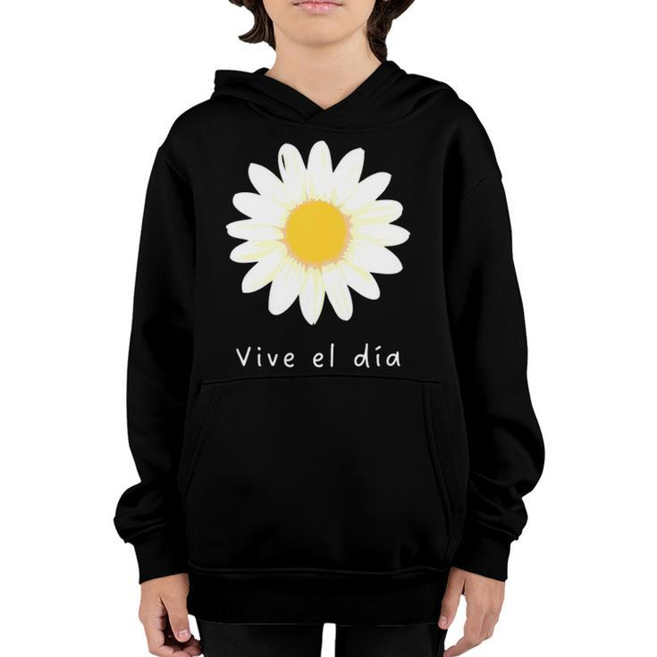 Womens Cute Spanish Sunflower V-Neck Youth Hoodie