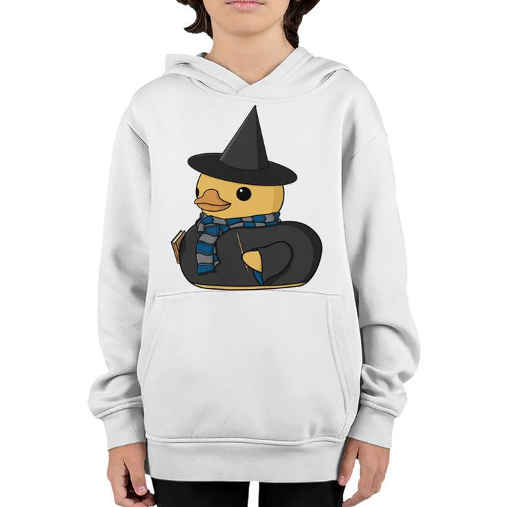 Blue  Silver Ducky Wizard Youth Hoodie
