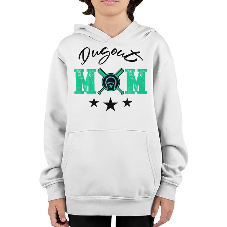 Dugout Mom Youth Hoodie