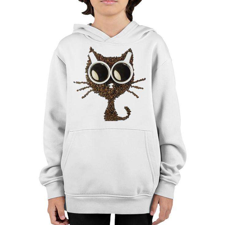 Good Days Start With Coffee And Cat  Youth Hoodie