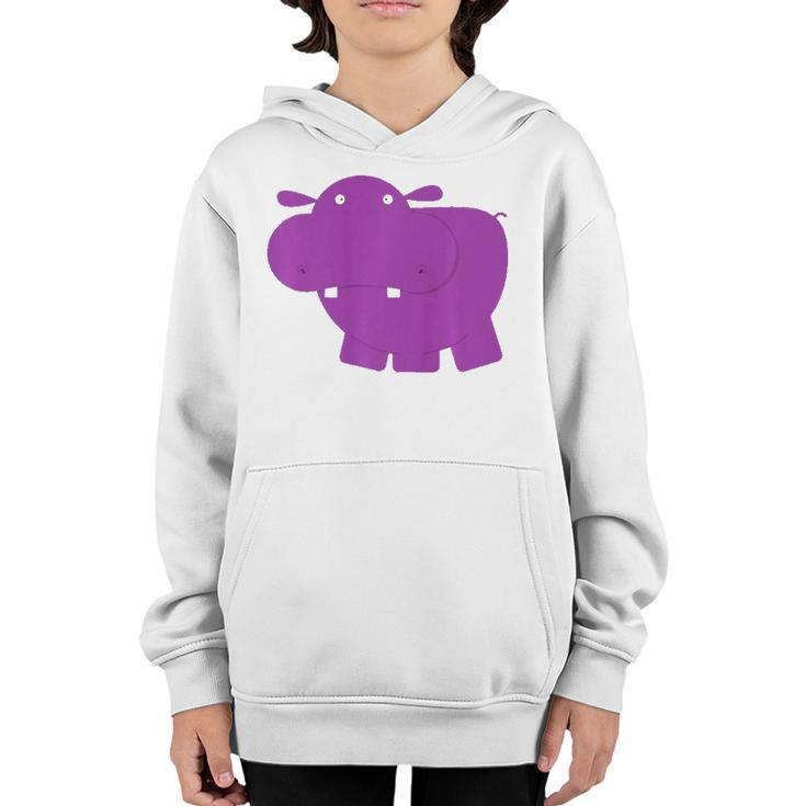 Lily And Emma By Eggroll Games Henrietta The Hippo  Youth Hoodie