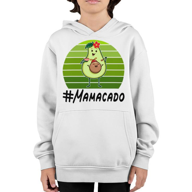 Mamacado   Funny Avocado  Vegan Gift Youth Hoodie
