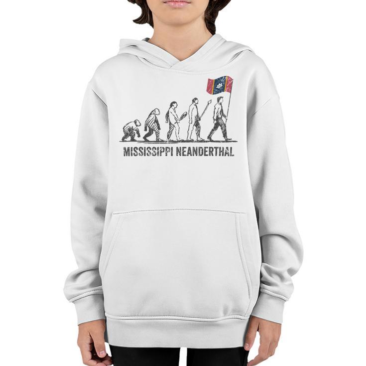 Mississippi Neanderthal Thinking Youth Hoodie