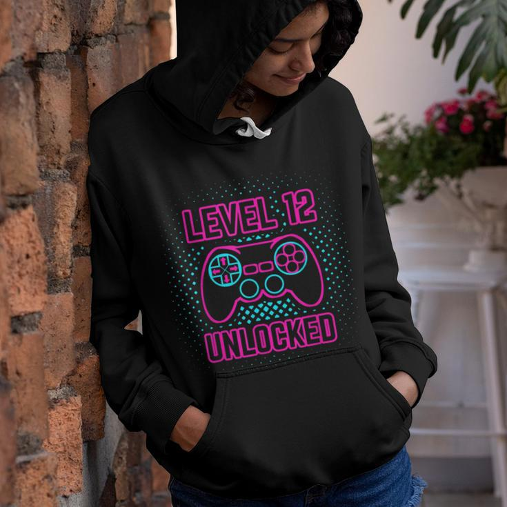 12 Year Old 12Th Video Gamer Gaming Birthday Party Boys Girl Youth Hoodie
