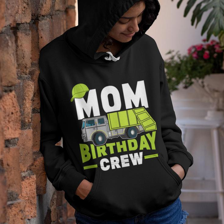 Birthday Party Mom Birthday Crew Garbage Truck Youth Hoodie
