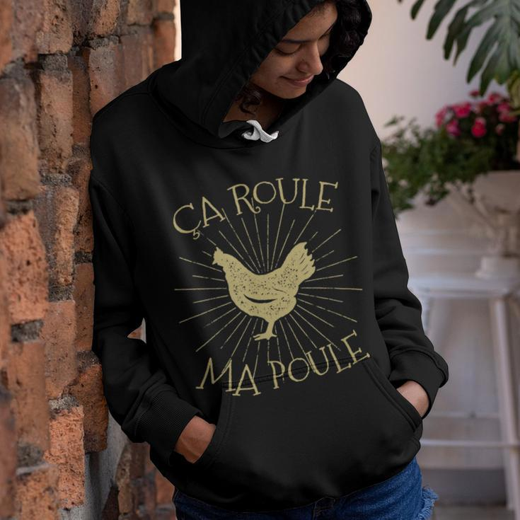 Chicken Chicken Chicken Ca Roule Ma Poule French Chicken V3 Youth Hoodie