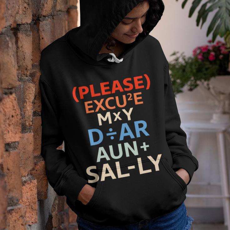 Funny Please Excuse My Dear Aunt Sally Lovers Math Youth Hoodie