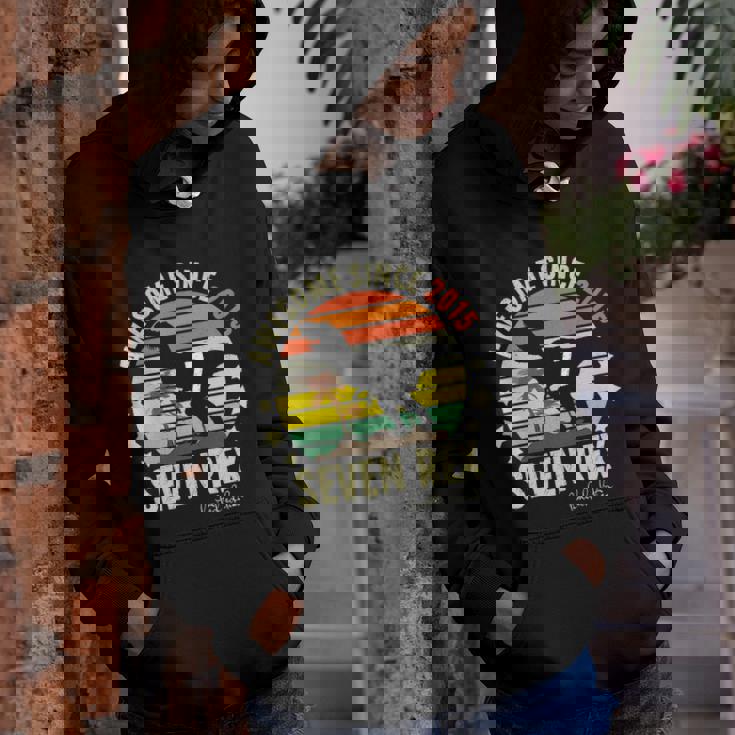 Kids Seventh Dinosaur 7 Years Old 2015 Im 7 7Th Birthday Rex Funny Youth Hoodie