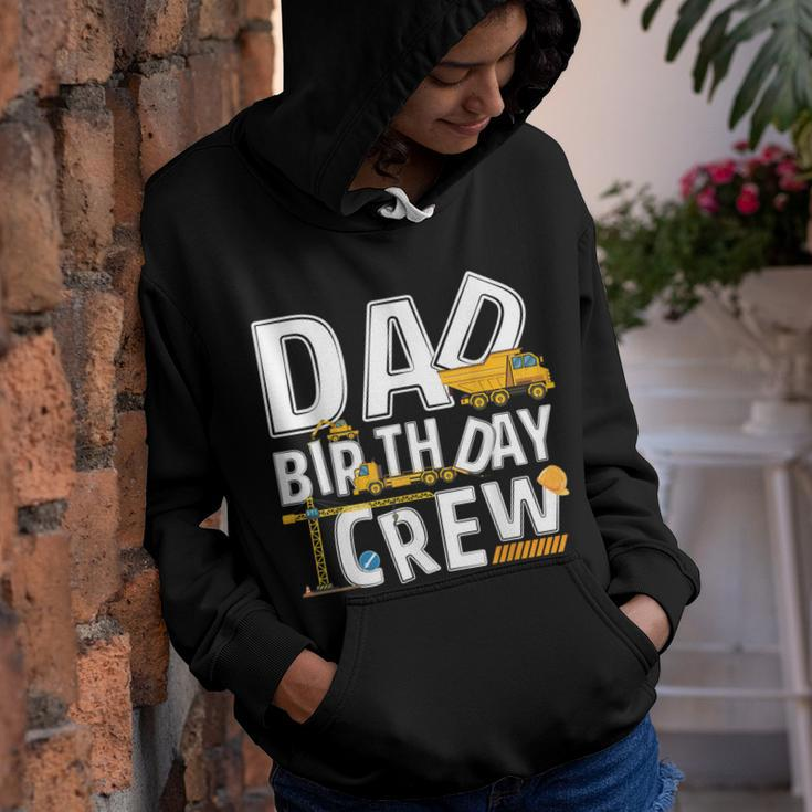 Mens Construction Dad Birthday Crew Party Worker Dad Youth Hoodie