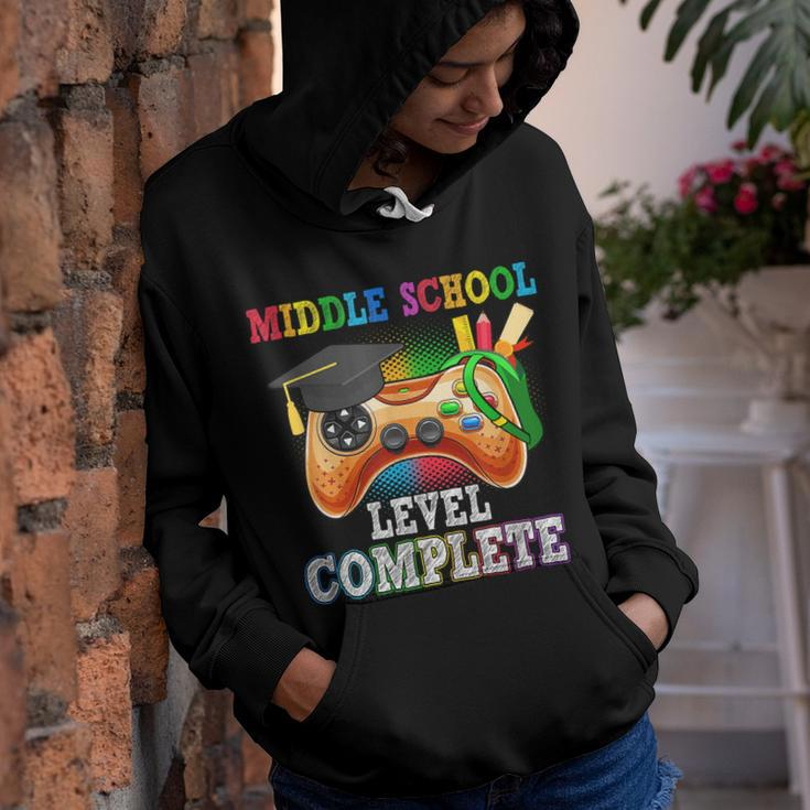 Middle School Level Complete Last Day Of School Graduation Youth Hoodie