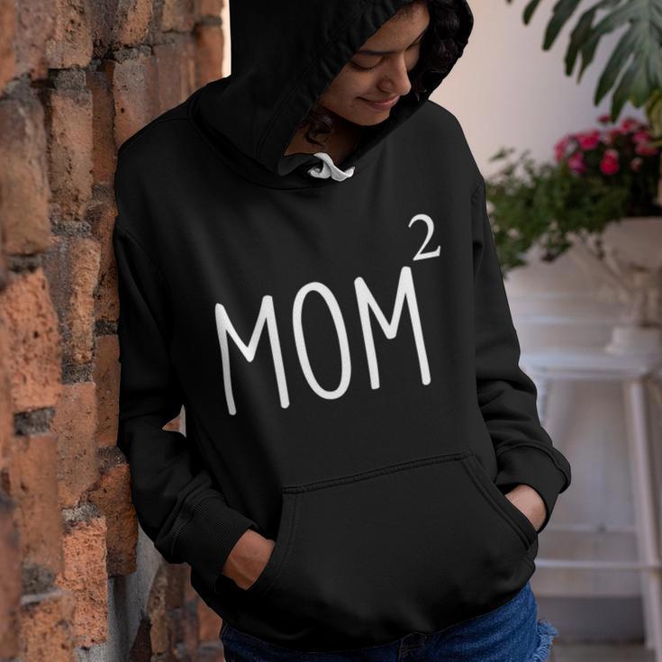 Mom2 Mom Of 2 Mother Of Two Kids Mama Mothers Day Youth Hoodie