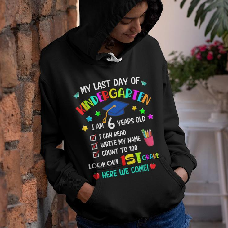 My Last Day Of Kindergarten 1St Grade Here I Come So Long V2 Youth Hoodie
