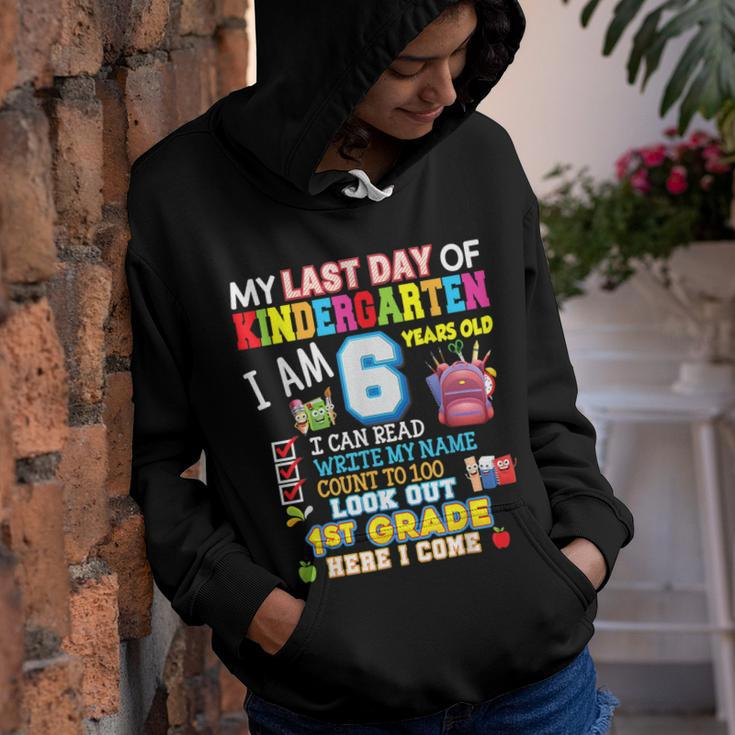 My Last Day Of Kindergarten 1St Grade Here I Come So Long V3 Youth Hoodie