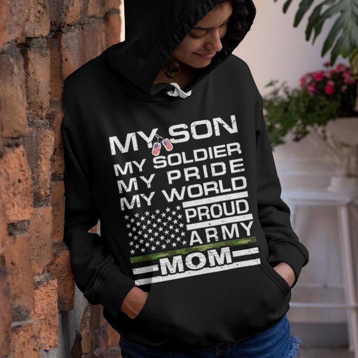 My Son My Soldier Hero Proud Army Mom 698 Shirt Youth Hoodie