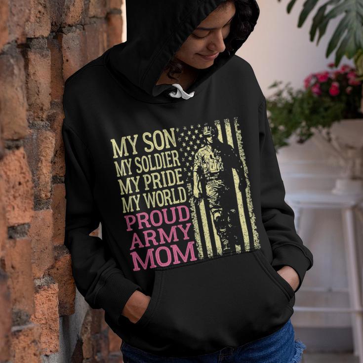 My Son My Soldier Hero Proud Army Mom 700 Shirt Youth Hoodie