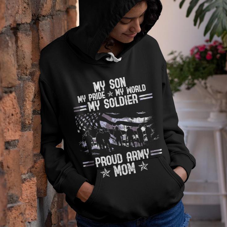 My Son My Soldier Proud Army Mom 693 Shirt Youth Hoodie