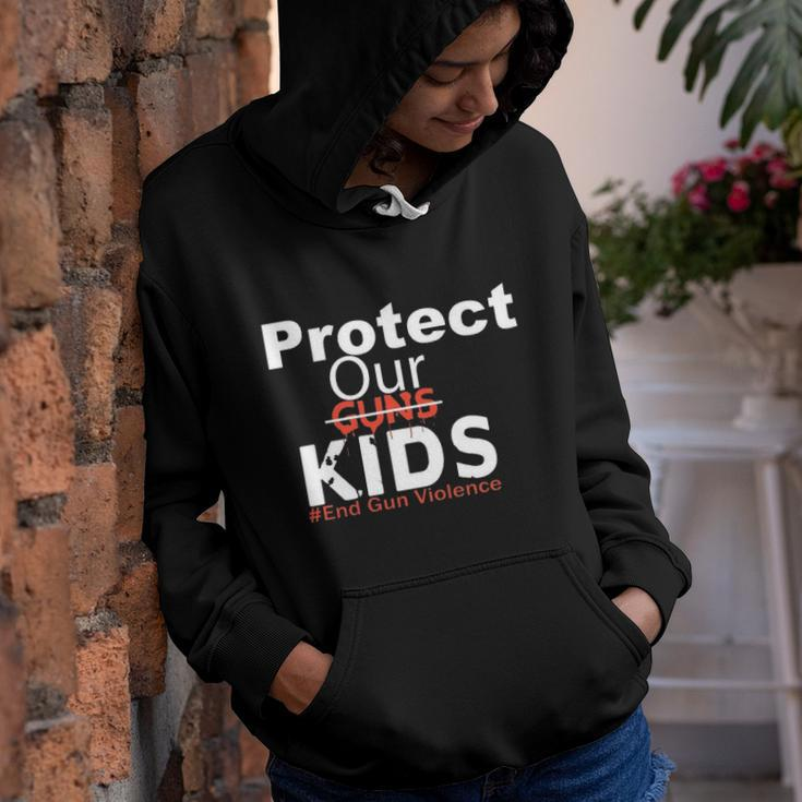 Protect Our Kids End Guns Violence Hashtag Uvalde Texas Youth Hoodie