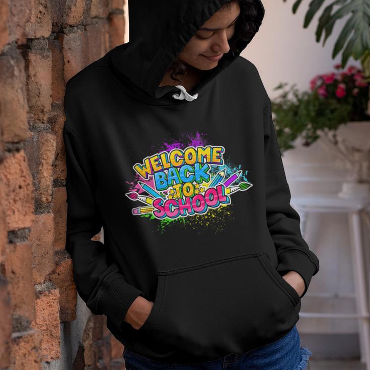 Welcome Back To School Funny Teachers 490 Shirt Youth Hoodie