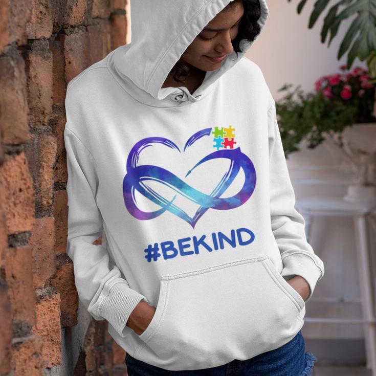 Be Kind Autism Awareness Heart Autism Awareness Month Youth Hoodie