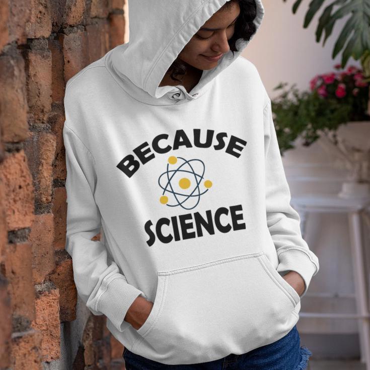 Because Science Gift For Science Teacher Gift For Science Lover Youth Hoodie