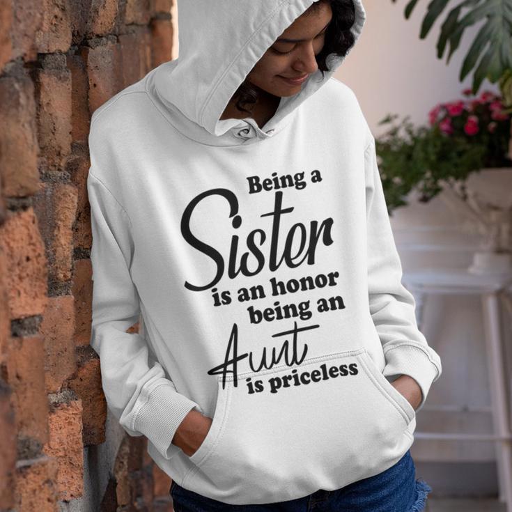 Being A Sister Is An Honor Being An Aunt Is Priceless Youth Hoodie