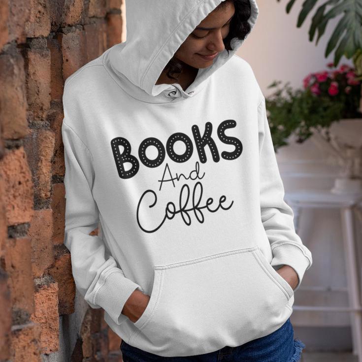 Books And Coffee Books Lover Tee Coffee Lover Gift For Books Lover Gift For Coffee Lover Youth Hoodie